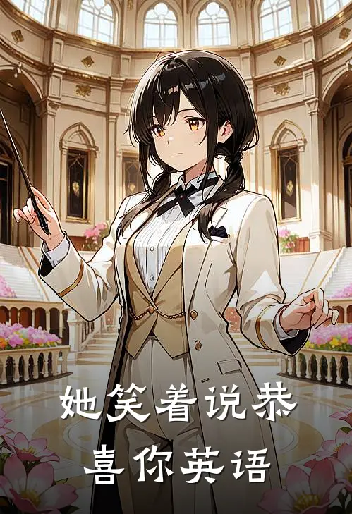 她笑着说恭喜你英语