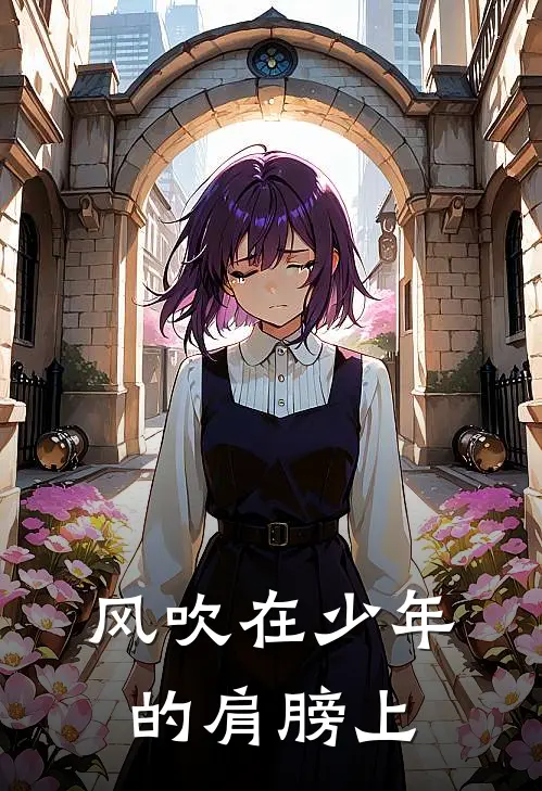 风吹在少年的肩膀上