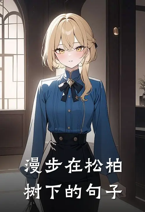 漫步在松柏树下的句子